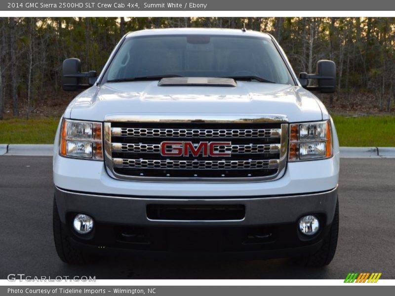 Summit White / Ebony 2014 GMC Sierra 2500HD SLT Crew Cab 4x4