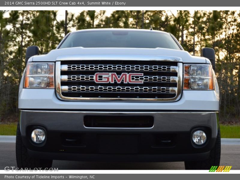 Summit White / Ebony 2014 GMC Sierra 2500HD SLT Crew Cab 4x4