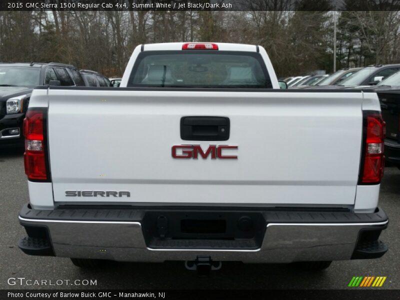 Summit White / Jet Black/Dark Ash 2015 GMC Sierra 1500 Regular Cab 4x4