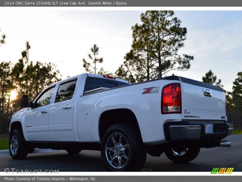 Summit White / Ebony 2014 GMC Sierra 2500HD SLT Crew Cab 4x4