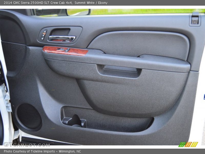Summit White / Ebony 2014 GMC Sierra 2500HD SLT Crew Cab 4x4