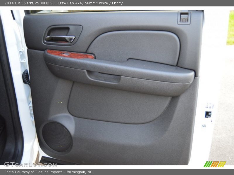 Summit White / Ebony 2014 GMC Sierra 2500HD SLT Crew Cab 4x4