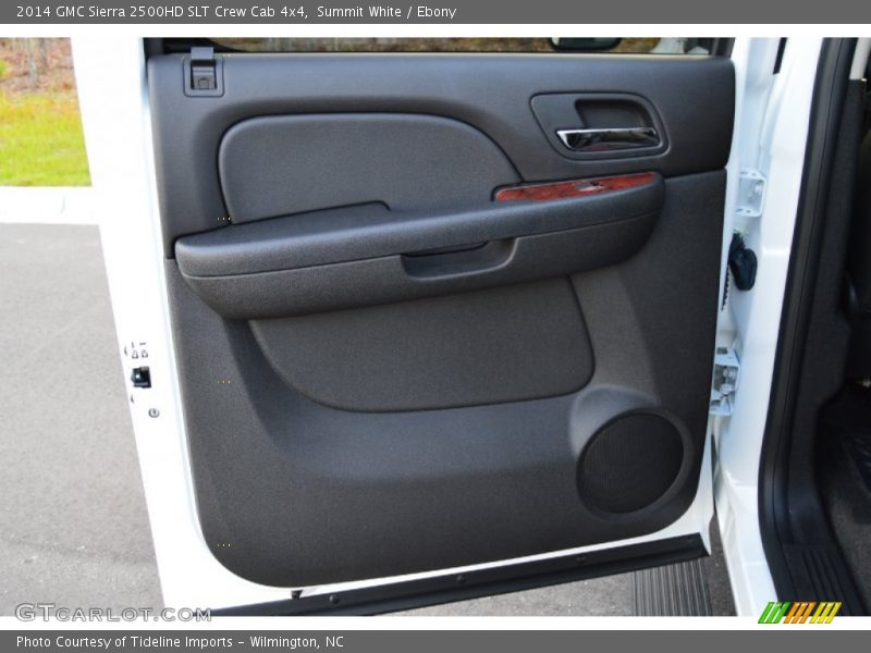 Summit White / Ebony 2014 GMC Sierra 2500HD SLT Crew Cab 4x4