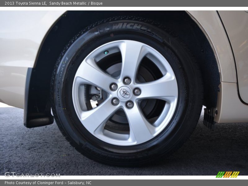 Sandy Beach Metallic / Bisque 2013 Toyota Sienna LE