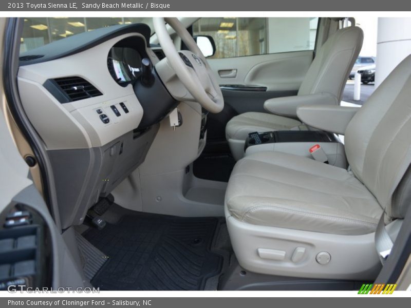 Sandy Beach Metallic / Bisque 2013 Toyota Sienna LE
