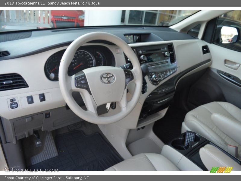 Sandy Beach Metallic / Bisque 2013 Toyota Sienna LE