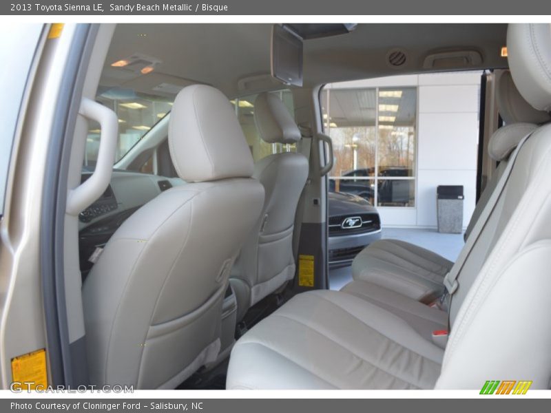 Sandy Beach Metallic / Bisque 2013 Toyota Sienna LE