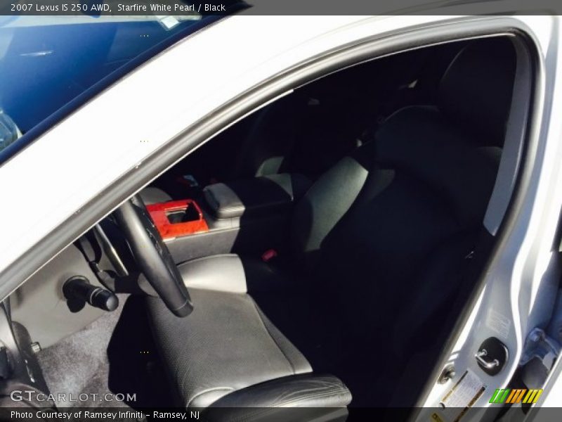Starfire White Pearl / Black 2007 Lexus IS 250 AWD