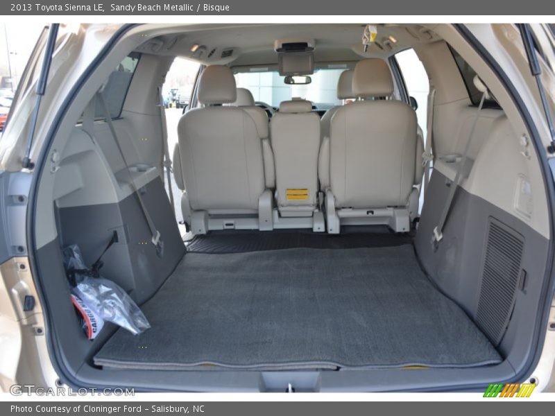 Sandy Beach Metallic / Bisque 2013 Toyota Sienna LE