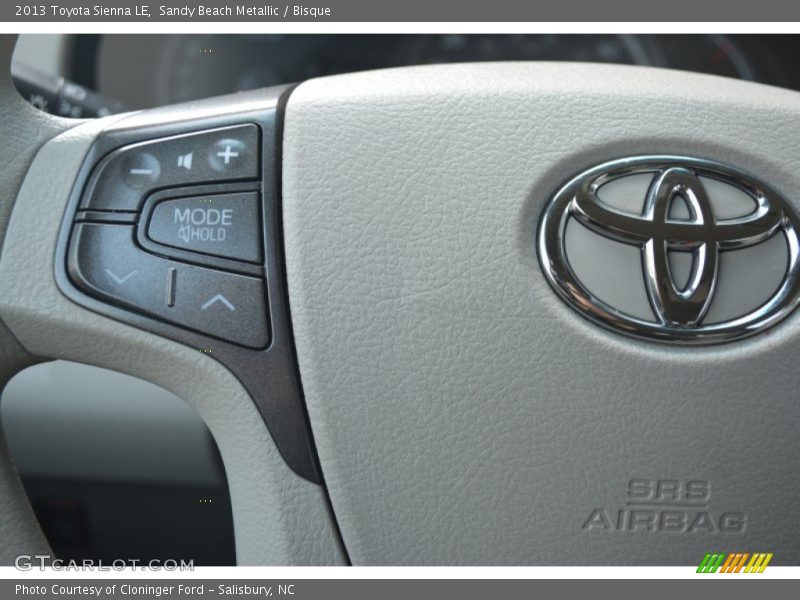 Sandy Beach Metallic / Bisque 2013 Toyota Sienna LE
