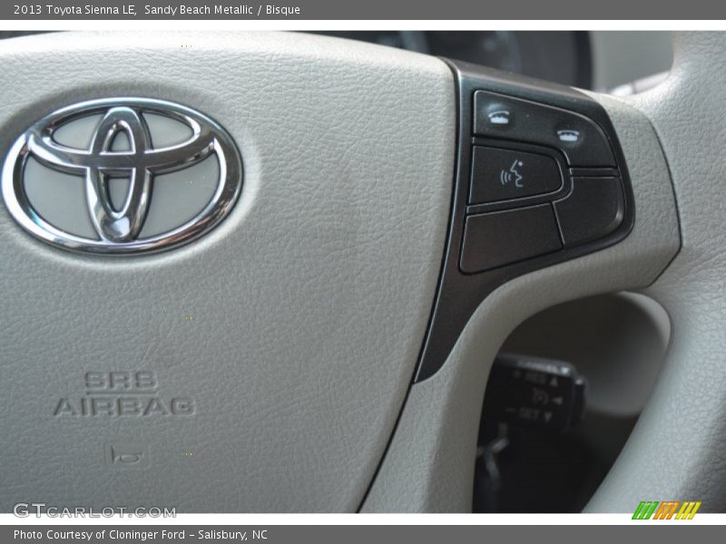 Sandy Beach Metallic / Bisque 2013 Toyota Sienna LE