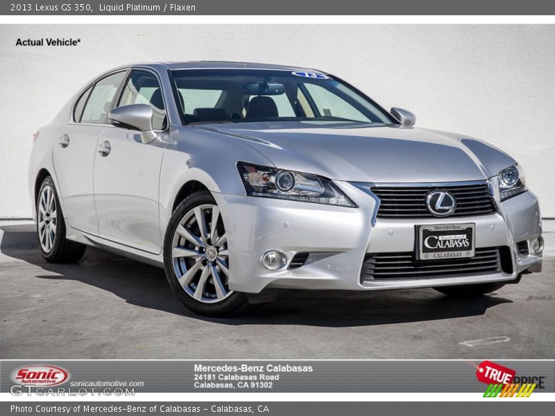 Liquid Platinum / Flaxen 2013 Lexus GS 350