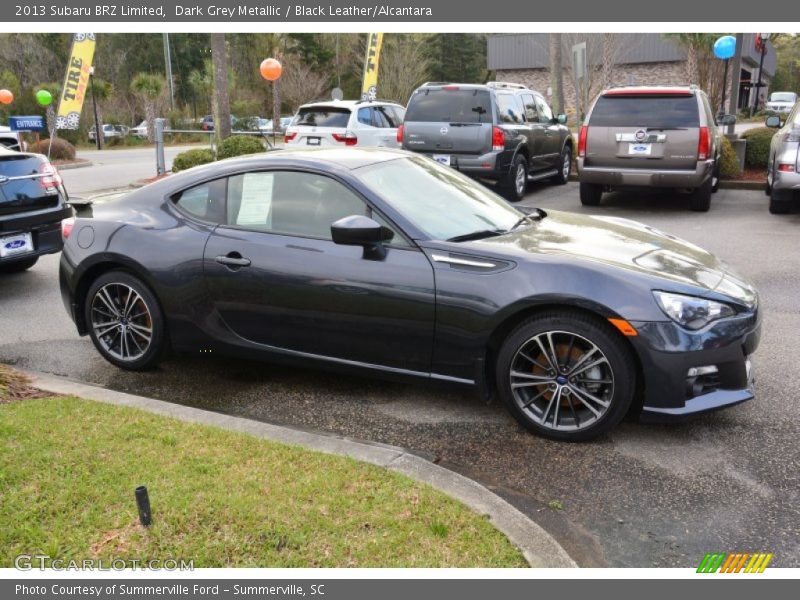 Dark Grey Metallic / Black Leather/Alcantara 2013 Subaru BRZ Limited