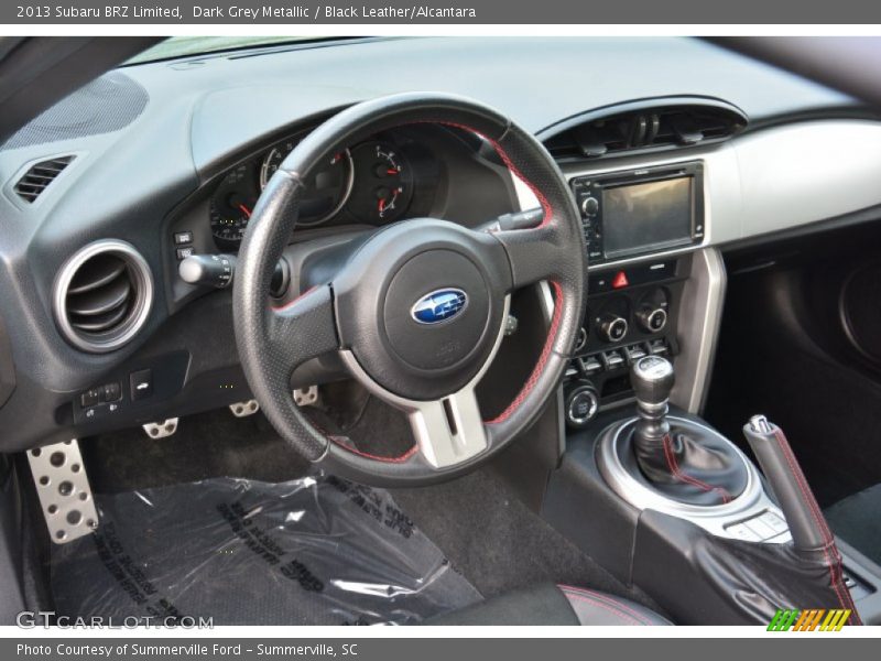 Dark Grey Metallic / Black Leather/Alcantara 2013 Subaru BRZ Limited