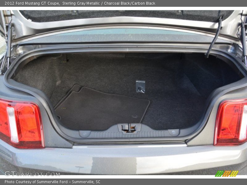 Sterling Gray Metallic / Charcoal Black/Carbon Black 2012 Ford Mustang GT Coupe