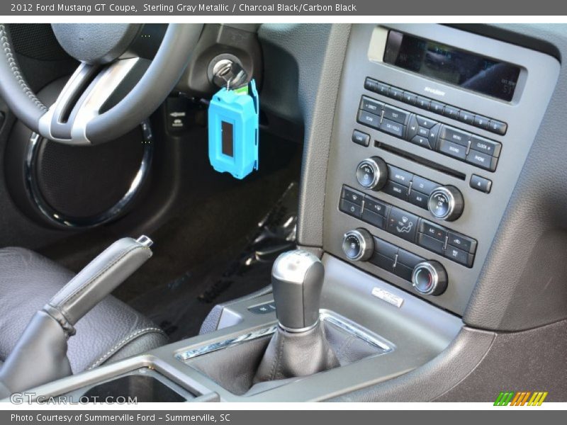 Sterling Gray Metallic / Charcoal Black/Carbon Black 2012 Ford Mustang GT Coupe