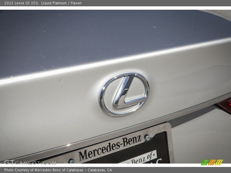 Liquid Platinum / Flaxen 2013 Lexus GS 350