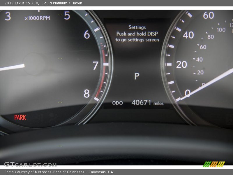 Liquid Platinum / Flaxen 2013 Lexus GS 350