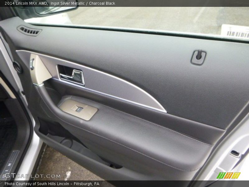 Ingot Silver Metallic / Charcoal Black 2014 Lincoln MKX AWD