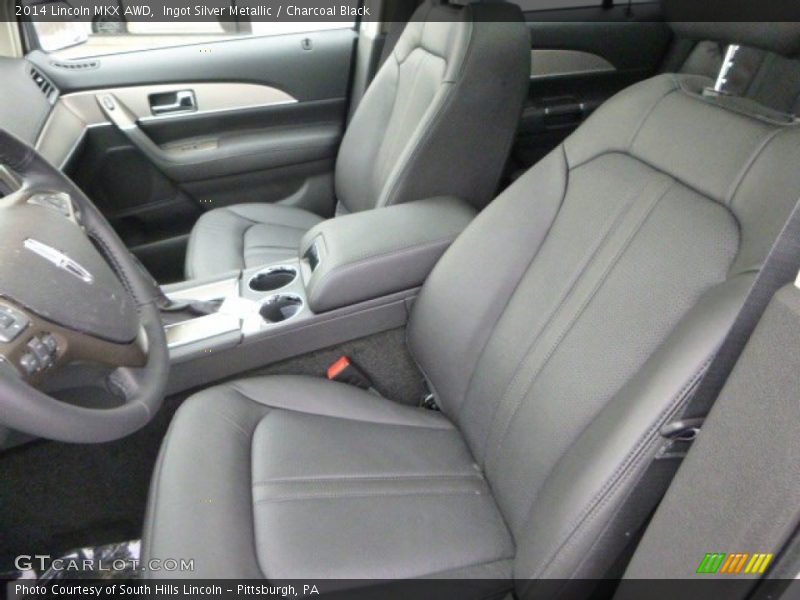 Ingot Silver Metallic / Charcoal Black 2014 Lincoln MKX AWD
