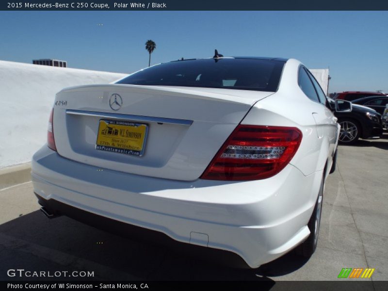 Polar White / Black 2015 Mercedes-Benz C 250 Coupe