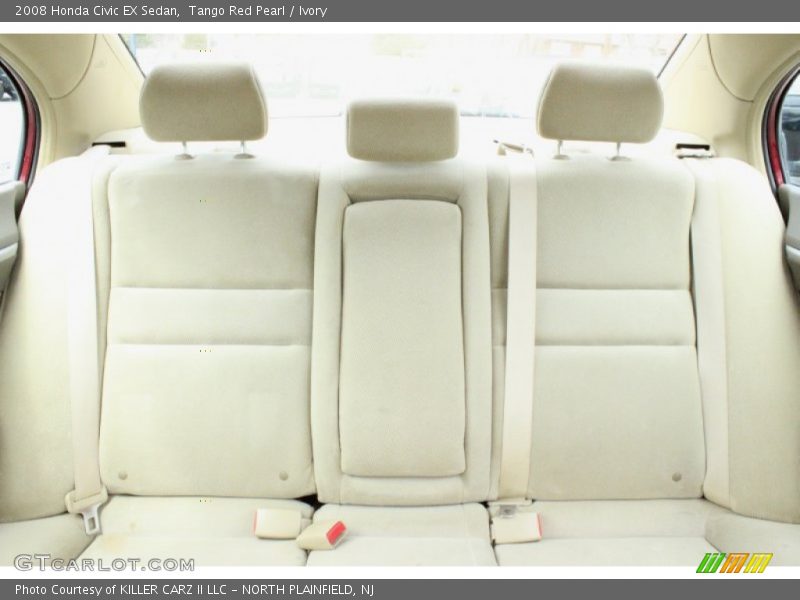 Tango Red Pearl / Ivory 2008 Honda Civic EX Sedan