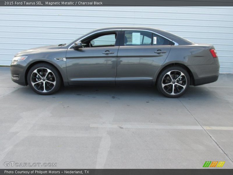 Magnetic Metallic / Charcoal Black 2015 Ford Taurus SEL