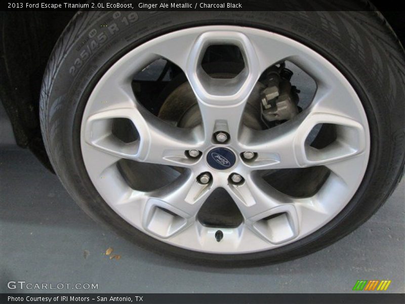 Ginger Ale Metallic / Charcoal Black 2013 Ford Escape Titanium 2.0L EcoBoost