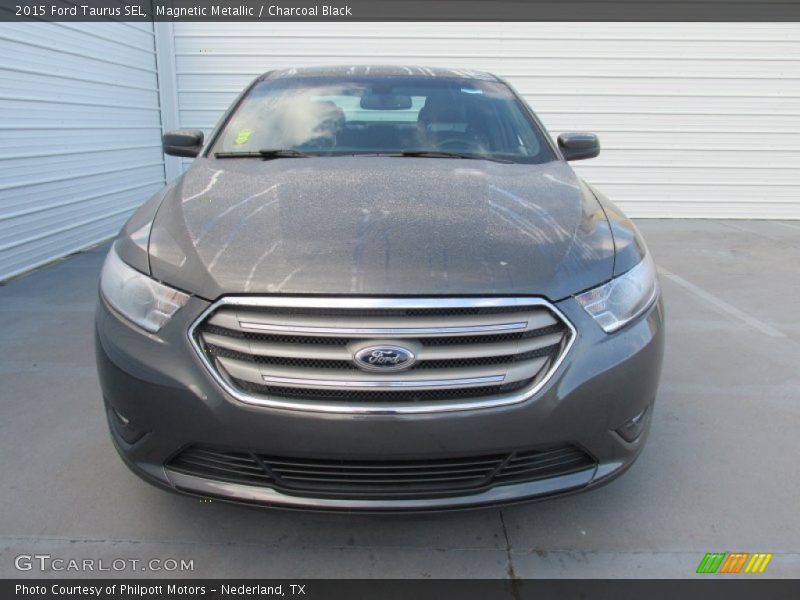 Magnetic Metallic / Charcoal Black 2015 Ford Taurus SEL