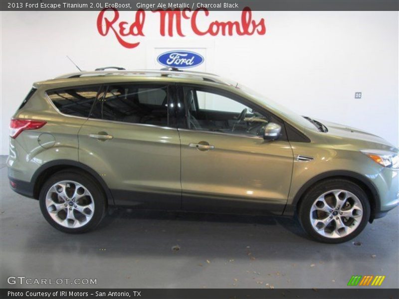 Ginger Ale Metallic / Charcoal Black 2013 Ford Escape Titanium 2.0L EcoBoost