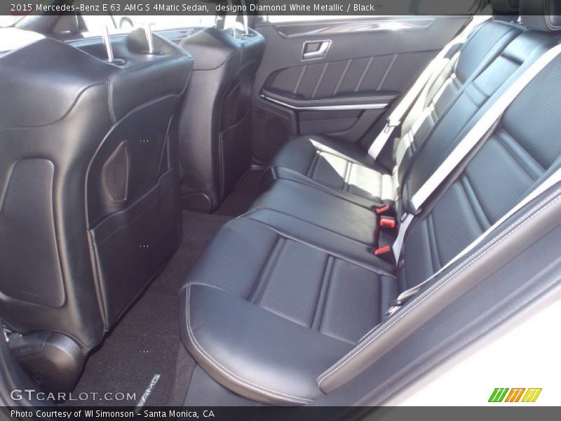 Rear Seat of 2015 E 63 AMG S 4Matic Sedan