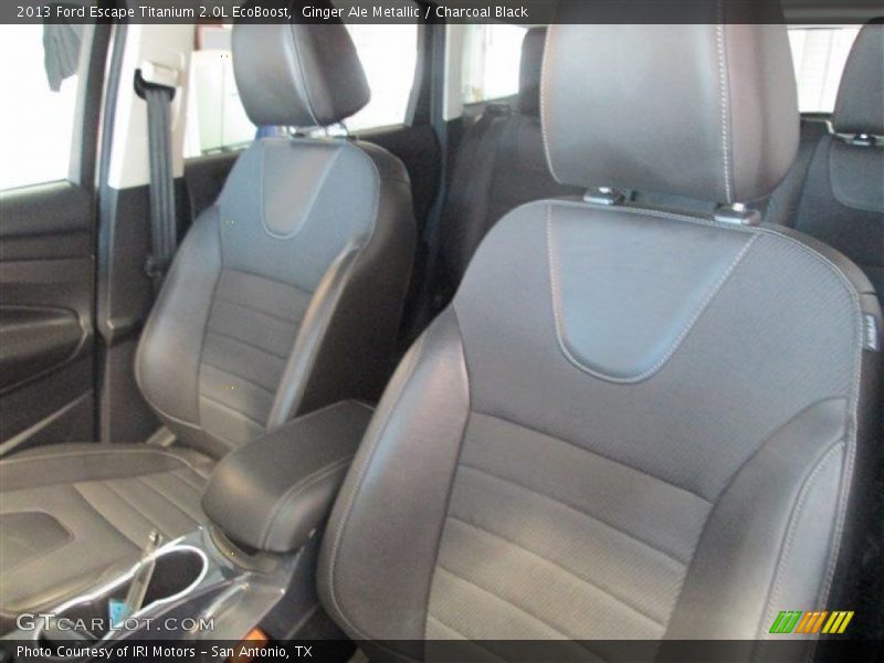 Ginger Ale Metallic / Charcoal Black 2013 Ford Escape Titanium 2.0L EcoBoost