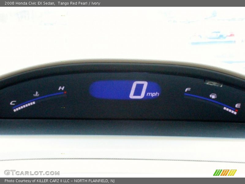 Tango Red Pearl / Ivory 2008 Honda Civic EX Sedan