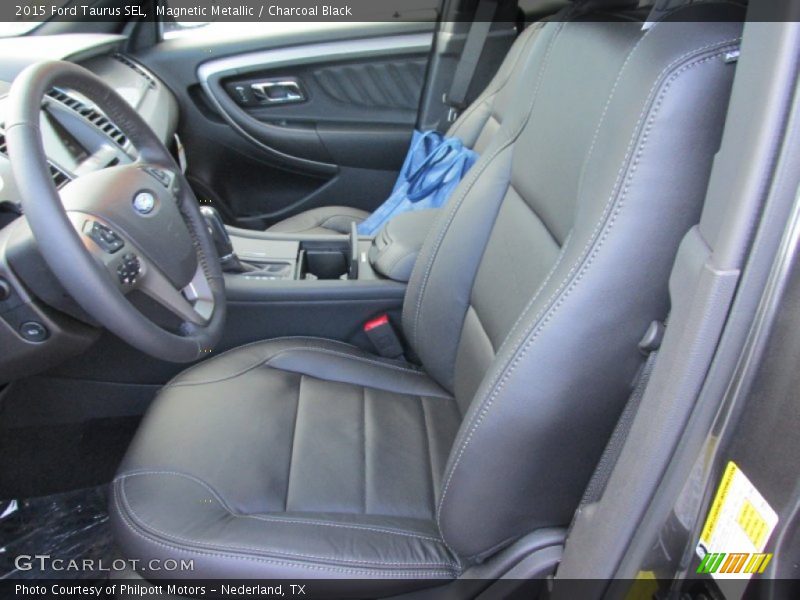 Magnetic Metallic / Charcoal Black 2015 Ford Taurus SEL
