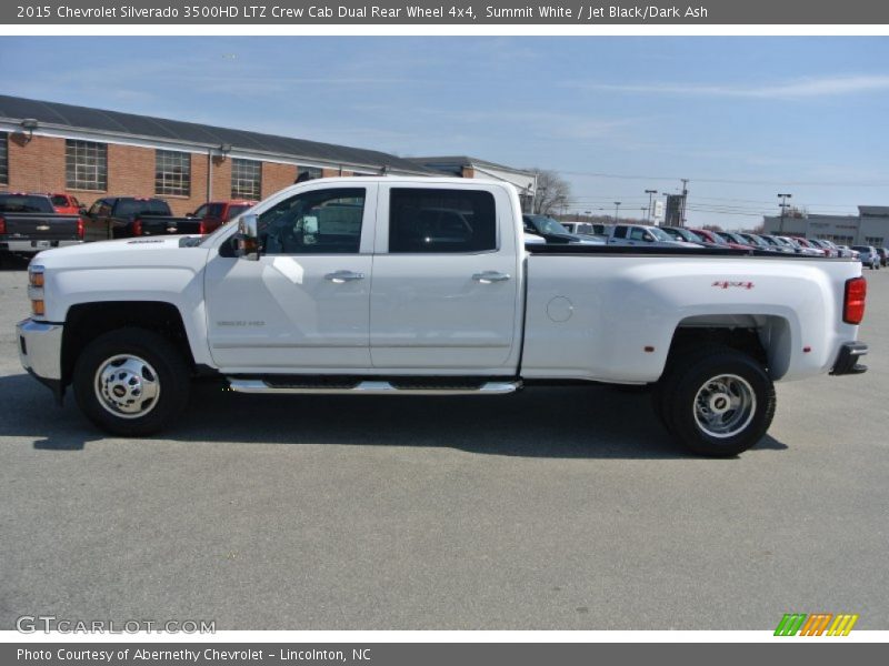 Summit White / Jet Black/Dark Ash 2015 Chevrolet Silverado 3500HD LTZ Crew Cab Dual Rear Wheel 4x4