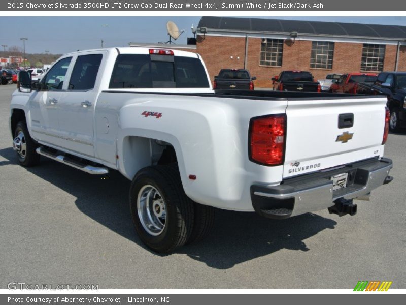 Summit White / Jet Black/Dark Ash 2015 Chevrolet Silverado 3500HD LTZ Crew Cab Dual Rear Wheel 4x4