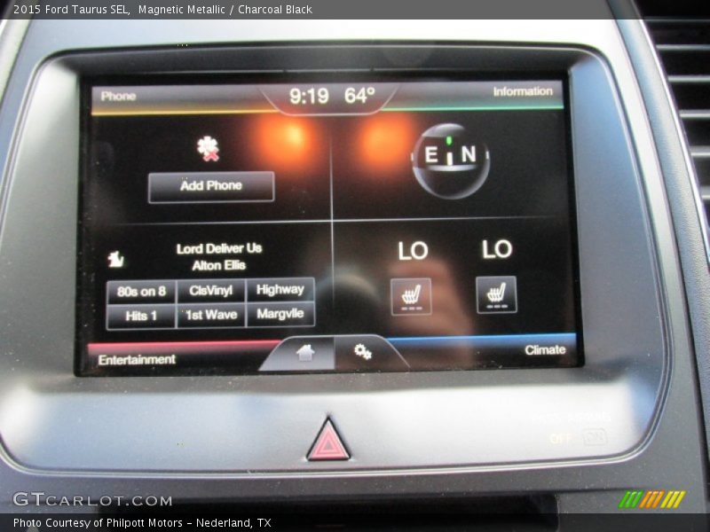 Magnetic Metallic / Charcoal Black 2015 Ford Taurus SEL