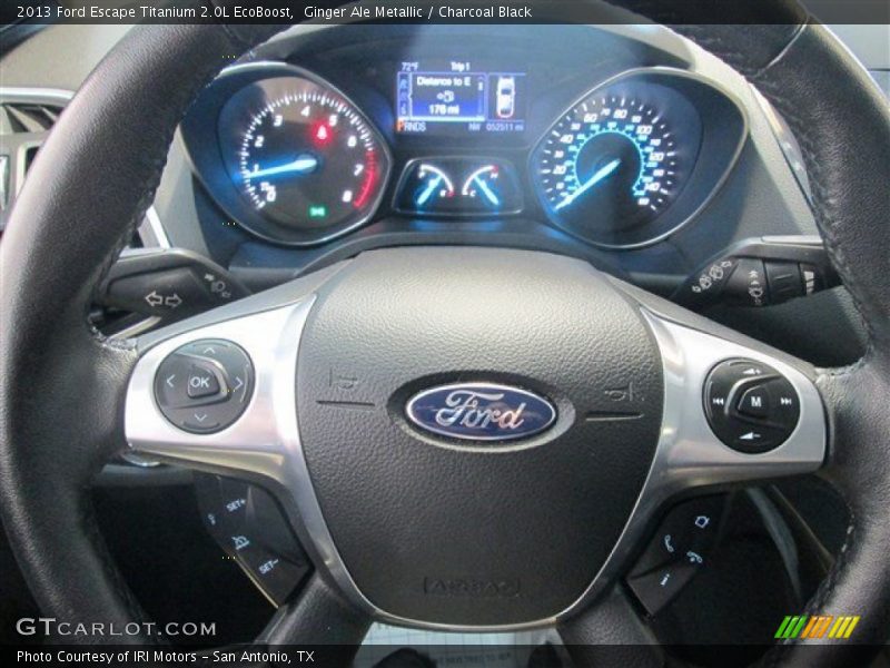 Ginger Ale Metallic / Charcoal Black 2013 Ford Escape Titanium 2.0L EcoBoost