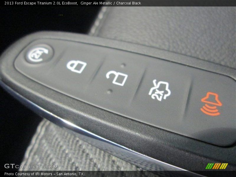 Ginger Ale Metallic / Charcoal Black 2013 Ford Escape Titanium 2.0L EcoBoost