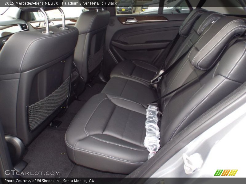 Paladium Silver Metallic / Black 2015 Mercedes-Benz ML 350