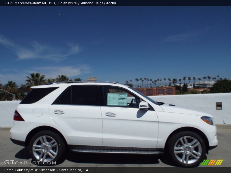 Polar White / Almond Beige/Mocha 2015 Mercedes-Benz ML 350