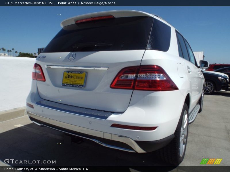 Polar White / Almond Beige/Mocha 2015 Mercedes-Benz ML 350