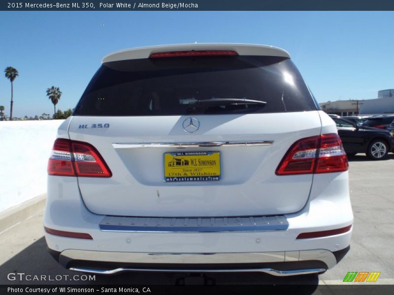 Polar White / Almond Beige/Mocha 2015 Mercedes-Benz ML 350