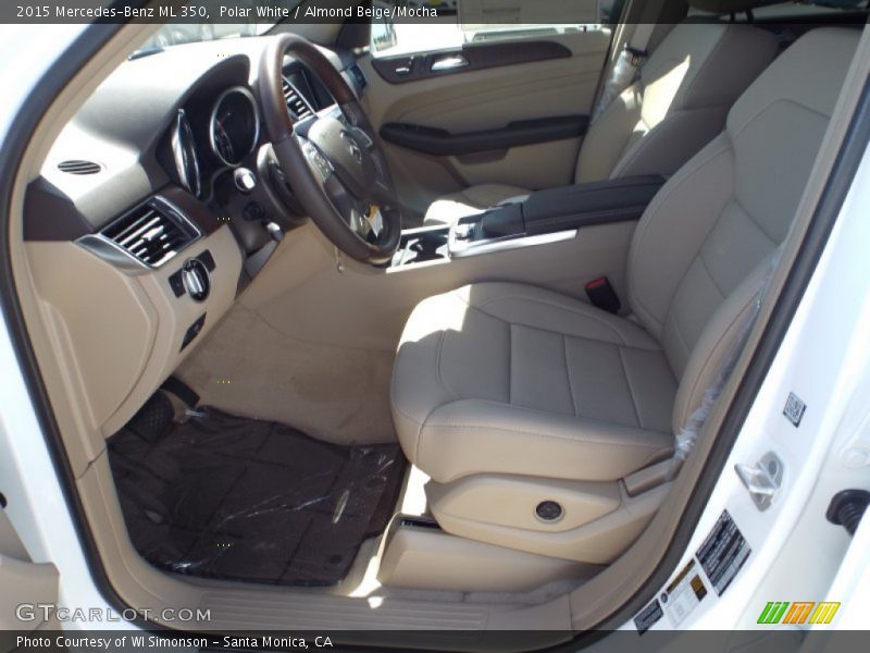 Polar White / Almond Beige/Mocha 2015 Mercedes-Benz ML 350