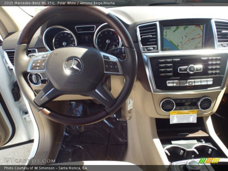 Polar White / Almond Beige/Mocha 2015 Mercedes-Benz ML 350