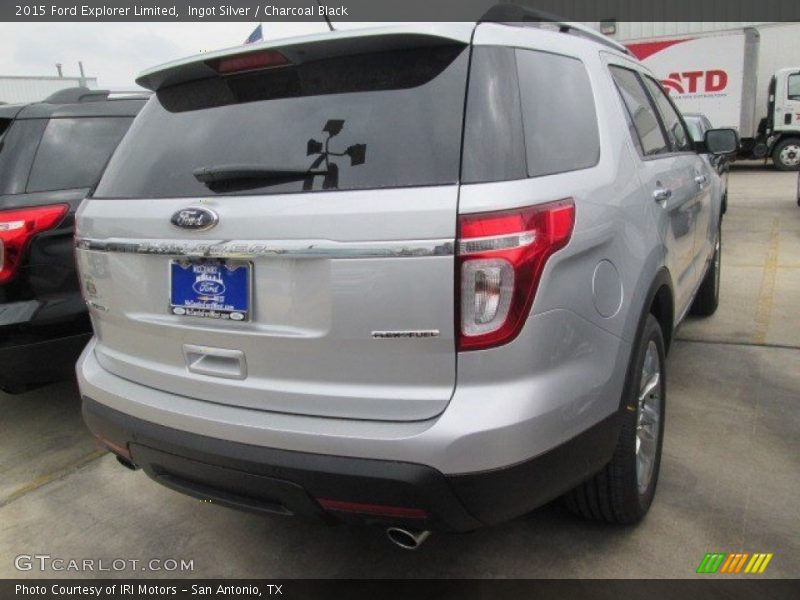 Ingot Silver / Charcoal Black 2015 Ford Explorer Limited