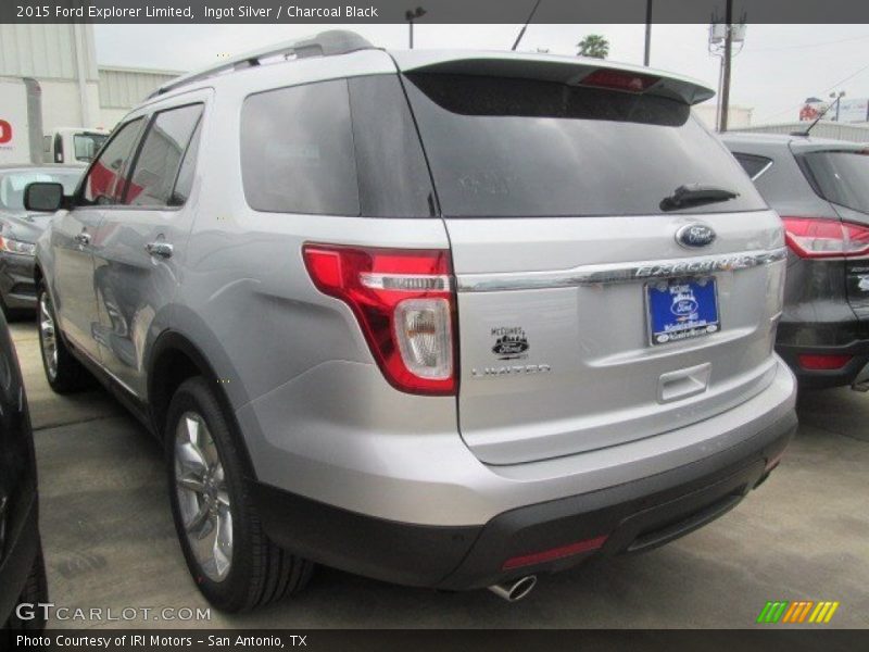 Ingot Silver / Charcoal Black 2015 Ford Explorer Limited