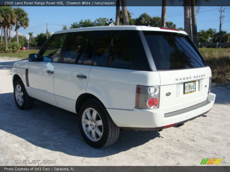 Chawton White / Ivory/Aspen 2006 Land Rover Range Rover HSE