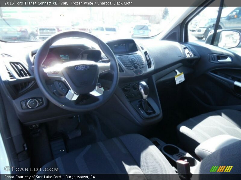  2015 Transit Connect XLT Van Charcoal Black Cloth Interior