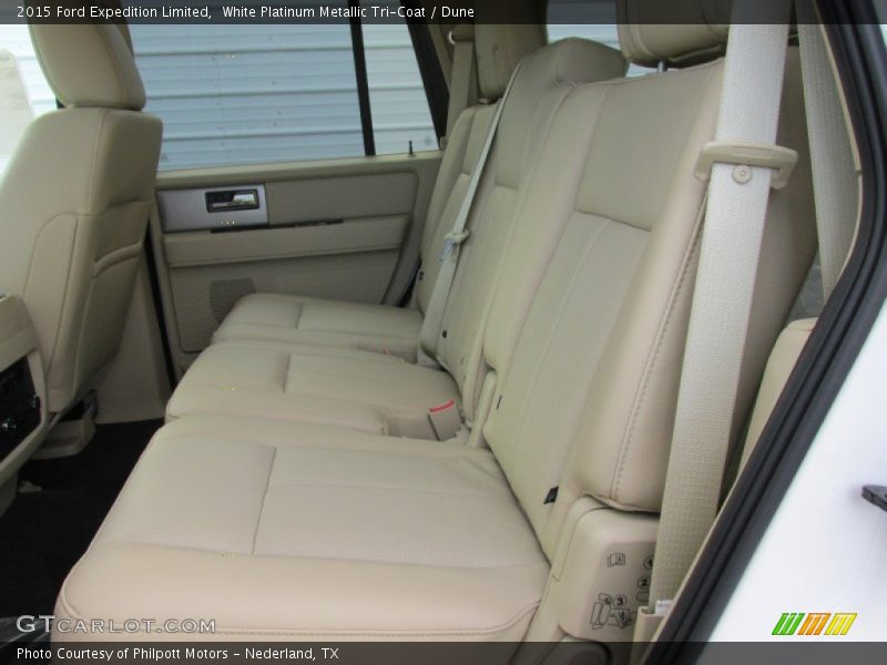White Platinum Metallic Tri-Coat / Dune 2015 Ford Expedition Limited